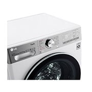 LG Máquina de lavar e secar roupa LG F4DV9510P2W, 10,5/7 kg, eficiência energética A/E, 1400 r.p.m., AI DD™, Steam+™, TurboWash360™, ezDispense™, EcoHybrid™, branco, F4DV9510P2W