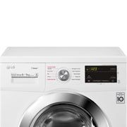 LG Máquina de lavar e secar roupa LG F4J3TG5WD, 8/5 kg, eficiência energética D/E, 1400 r.p.m., Inverter Direct Drive™, Steam™, branco, F4J3TG5WD