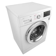 LG Máquina de lavar e secar roupa LG F4J3TG5WD, 8/5 kg, eficiência energética D/E, 1400 r.p.m., Inverter Direct Drive™, Steam™, branco, F4J3TG5WD