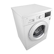 LG Máquina de lavar roupa LG F4J3TN3W, 8 kg, eficiência energética D, 1400 r.p.m., Inverter Direct Drive™, branco, F4J3TN3W