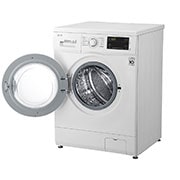 LG Máquina de lavar roupa LG F4J3VY3W, 9 kg, eficiência energética D, 1400 r.p.m., Inverter Direct Drive™, Steam™, branco, F4J3VY3W