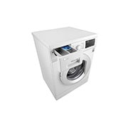 LG Máquina de lavar roupa LG F4J3VY3W, 9 kg, eficiência energética D, 1400 r.p.m., Inverter Direct Drive™, Steam™, branco, F4J3VY3W