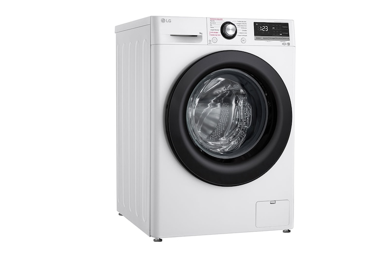 LG Máquina de lavar roupa LG F4WV3009S6W, 9 kg, eficiência energética B, 1400 r.p.m., AI DD™, Steam™, branco, F4WV3009S6W