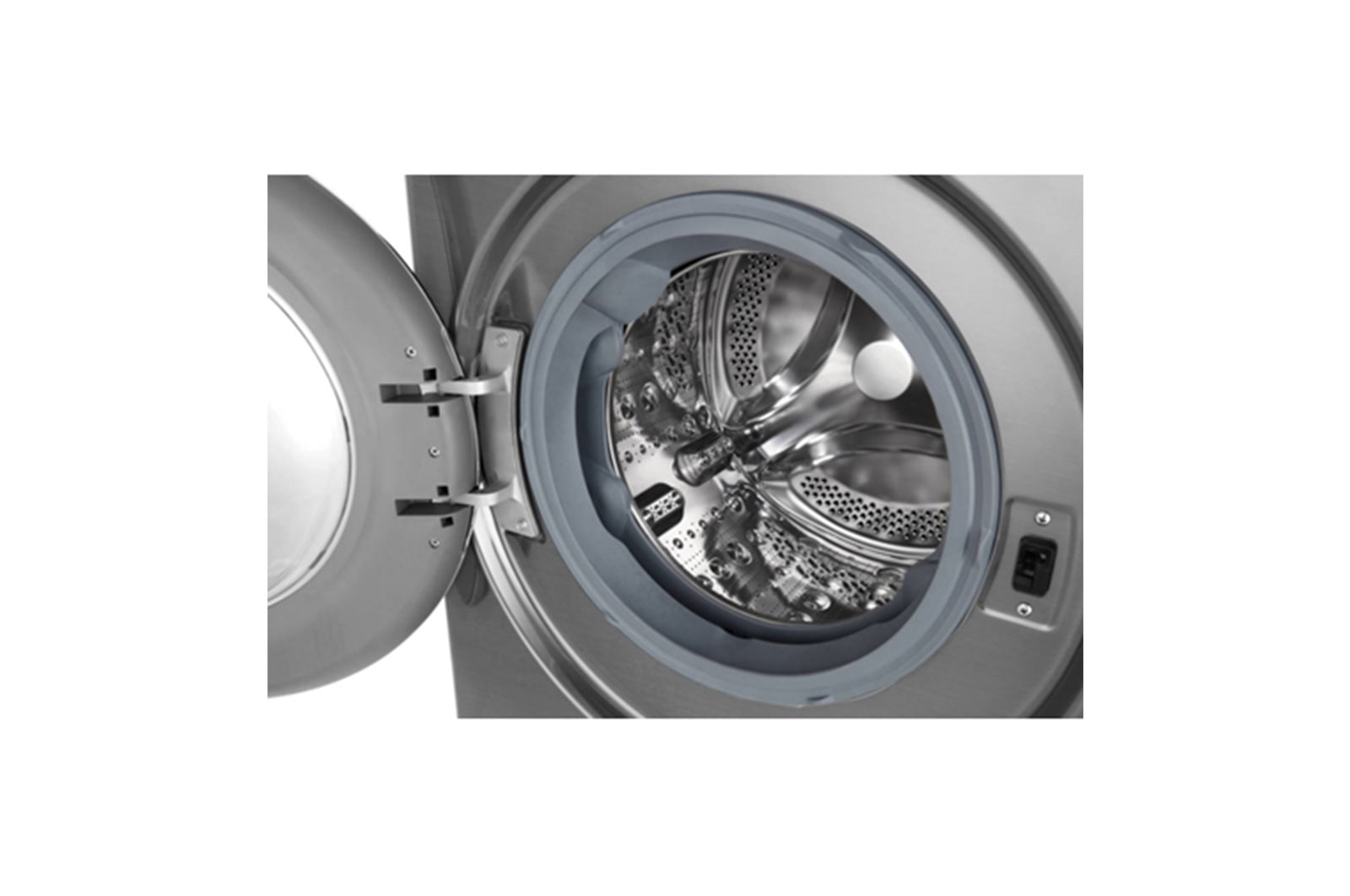 LG Máquina de lavar roupa LG F4WV5009S2S, 9 kg, eficiência energética B, 1400 r.p.m., AI DD™, Steam™, TurboWash™, inox, F4WV5009S2S