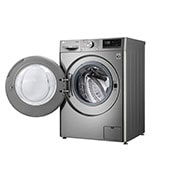 LG Máquina de lavar roupa LG F4WV5009S2S, 9 kg, eficiência energética B, 1400 r.p.m., AI DD™, Steam™, TurboWash™, inox, F4WV5009S2S