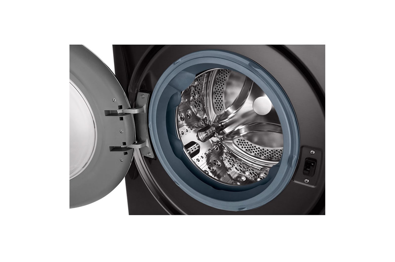 LG Máquina de lavar roupa LG F4WV9009P2B, 9 kg, eficiência energética A, 1400 r.p.m., AI DD™, Steam+™, TurboWash360™, preto, F4WV9009P2B