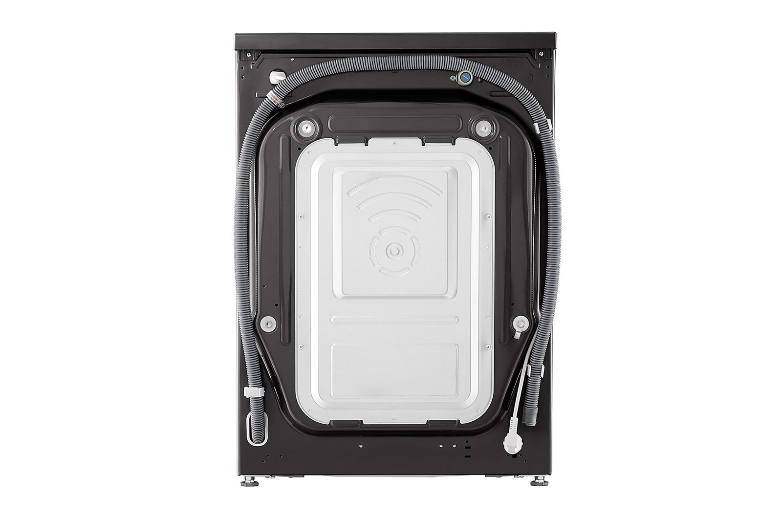 LG Máquina de lavar roupa LG F4WV9009P2B, 9 kg, eficiência energética A, 1400 r.p.m., AI DD™, Steam+™, TurboWash360™, preto, F4WV9009P2B