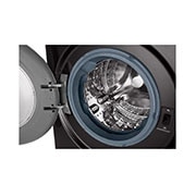 LG Máquina de lavar roupa LG F4WV9009P2B, 9 kg, eficiência energética A, 1400 r.p.m., AI DD™, Steam+™, TurboWash360™, preto, F4WV9009P2B