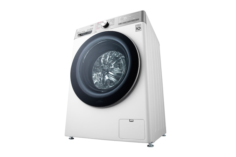 LG Máquina de lavar roupa LG F4WV9010P2W, 10,5 kg, eficiência energética A, 1400 r.p.m., AI DD™, Steam+™, TurboWash360™, branco, F4WV9010P2W