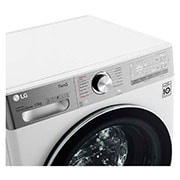 LG Máquina de lavar roupa LG F4WV9512P2W, 12 kg, eficiência energética A, 1400 r.p.m., AI DD™, Steam+™, TurboWash360™, ezDispense™, branco, F4WV9512P2W