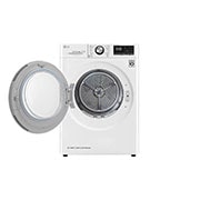 LG Máquina de secar roupa LG RC80V9AV2W, 8 kg, Dual Inverter Heat Pump™, eficiência energética A+++ (-10%), EcoHybrid™, limpeza automática do condensador, branco, RC80V9AV2W