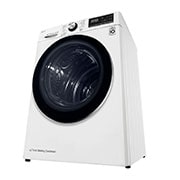 LG Máquina de secar roupa LG RC90V9AV2W, 9 kg, Dual Inverter Heat Pump™, eficiência energética A+++ (-10%), EcoHybrid™, limpeza automática do condensador, branco, RC90V9AV2W