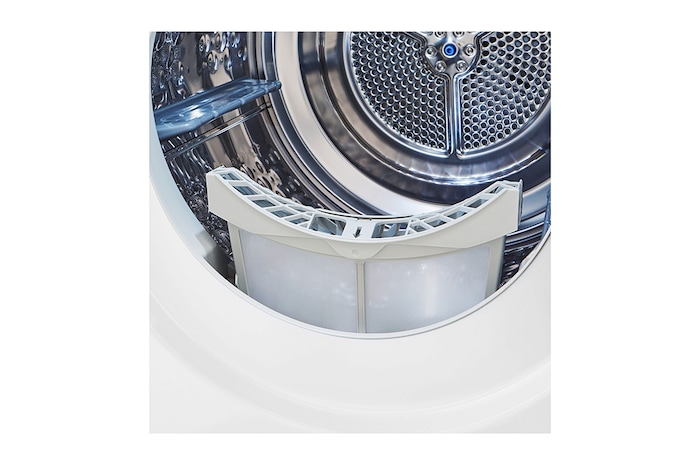 LG Máquina de secar roupa | 10 kg | Dual Inverter Heat Pump™ | Etiqueta energética C | EcoHybrid™ | Limpeza automática condensador, RH10V9AV2WR