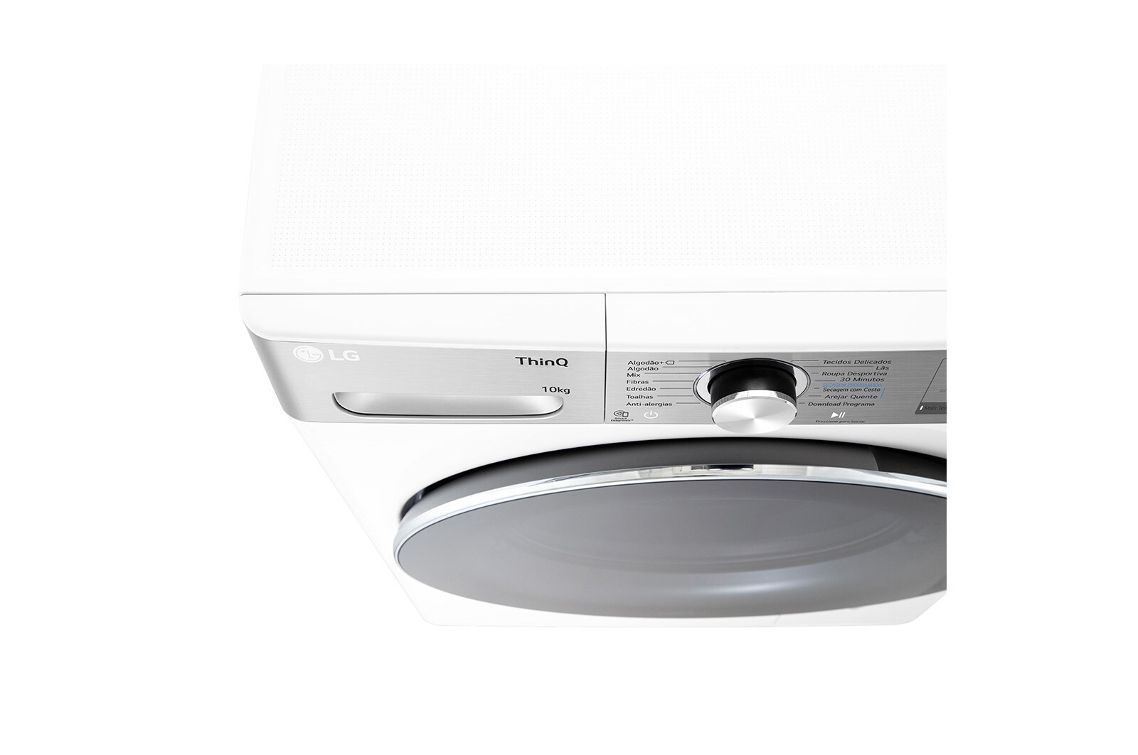LG Máquina de secar roupa | 10 kg | Dual Inverter Heat Pump™ | Etiqueta energética A+++ | EcoHybrid™ | Limpeza automática condensador, RH10V9AV2WR