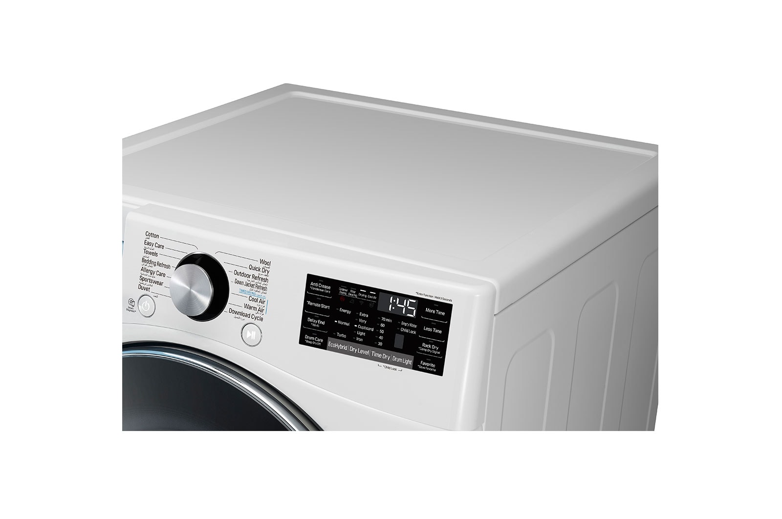 LG Máquina de secar roupa | 16 kg | Dual Inverter Heat Pump™ | Etiqueta energética A+++ | EcoHybrid™ | Limpeza automática condensador, RH16U8AVCW