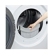 LG Máquina de secar roupa | 16 kg | Dual Inverter Heat Pump™ | Etiqueta energética A+++ | EcoHybrid™ | Limpeza automática condensador, RH16U8AVCW