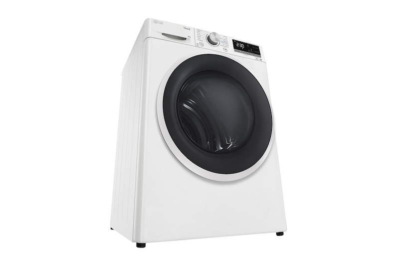 LG Máquina de secar roupa | 9 kg | Dual Inverter Heat Pump™ | Etiqueta energética D | EcoHybrid™ | Limpeza automática condensador, RH90V5AV6N