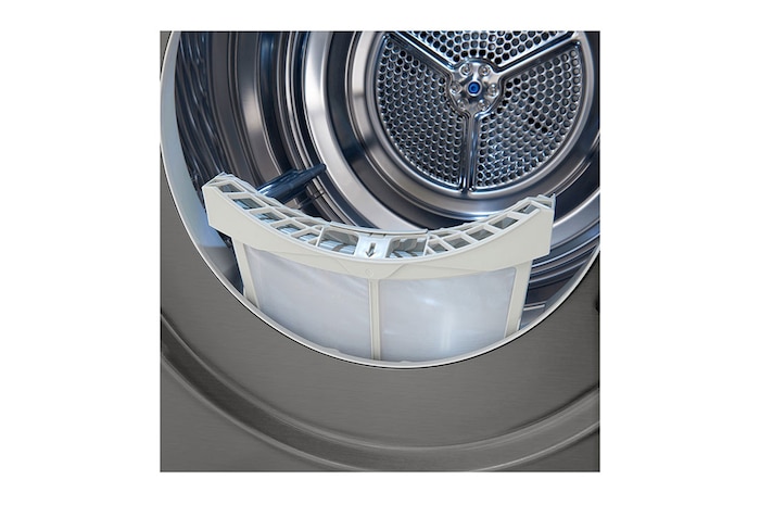 LG Máquina de secar roupa | 9 kg | Dual Inverter Heat Pump™ | Etiqueta energética C | EcoHybrid™ | Limpeza automática condensador, RH90V9PV2N