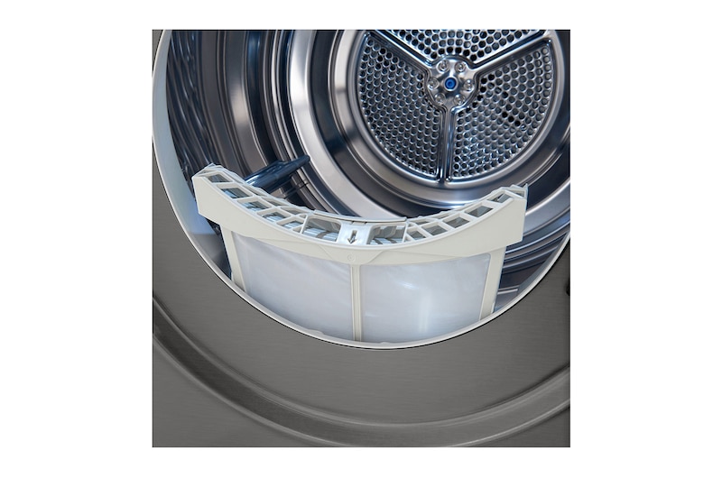 LG Máquina de secar roupa | 9 kg | Dual Inverter Heat Pump™ | Etiqueta energética C | EcoHybrid™ | Limpeza automática condensador, RH90V9PV2N