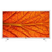 Vista frontal de LG LED TV FHD, Smart TV, Processador Quad Core, webOS 4.5 32LM6380PLC