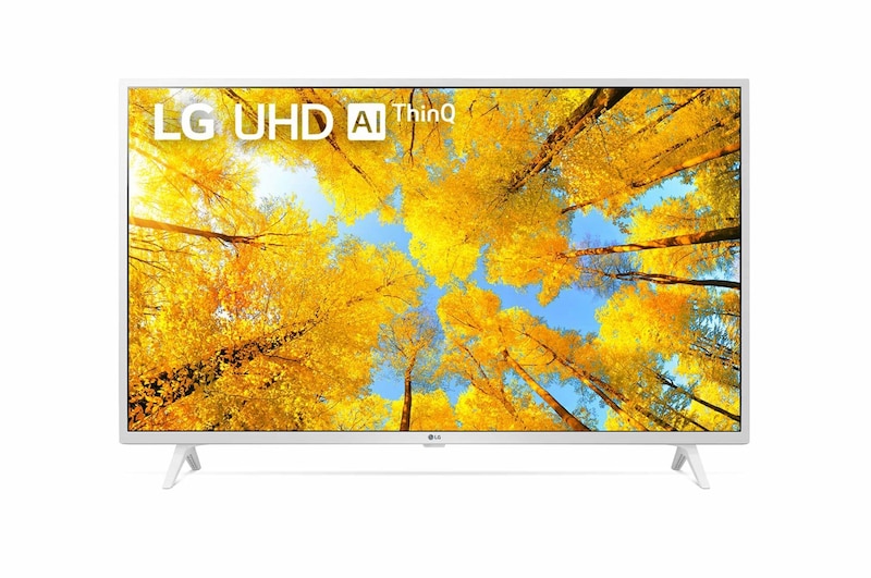 LG UHD TV 4K, série UQ76, Processador α5 Gen5 AI, webOS 22, 43UQ76906LE