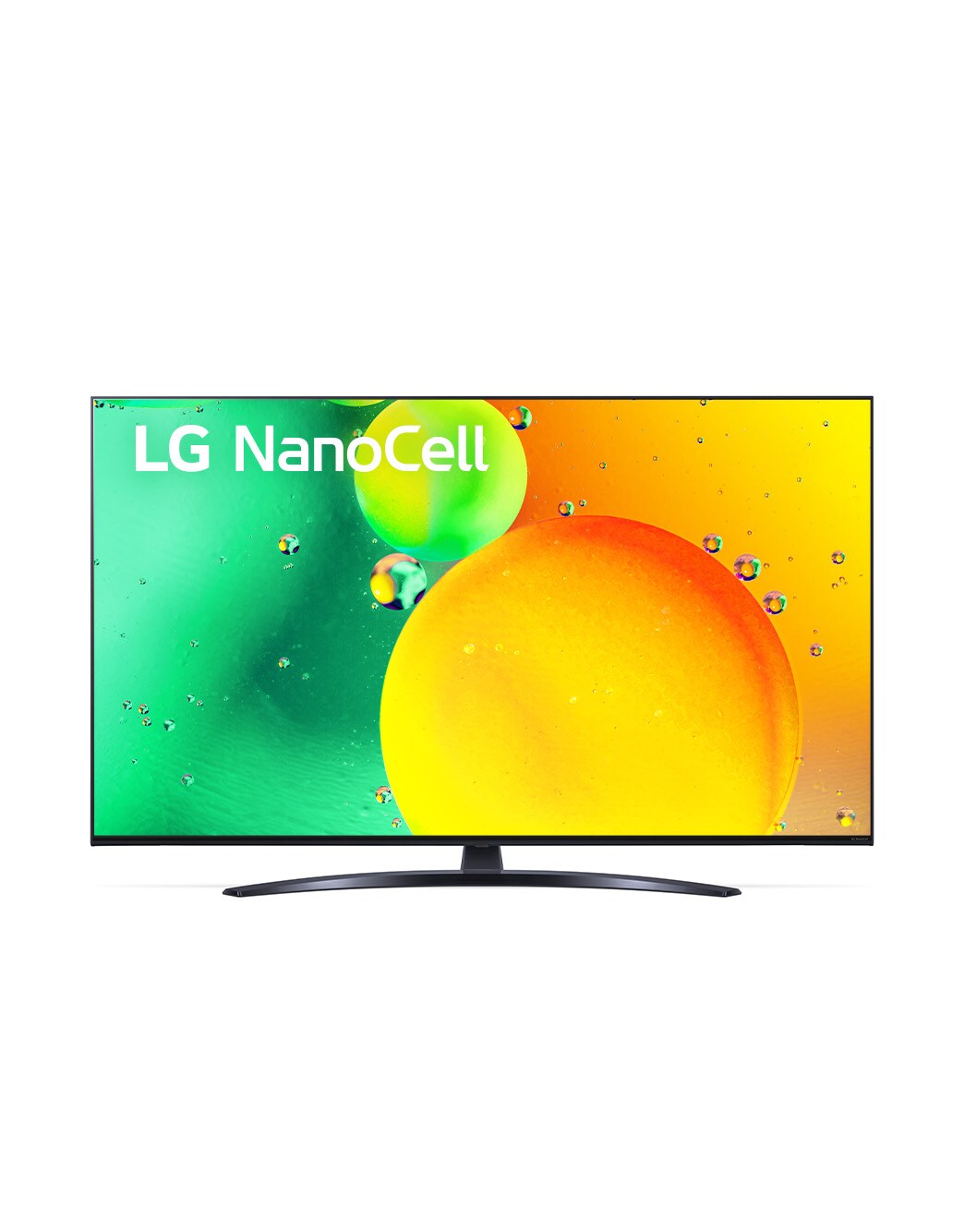 LG 55V型 4Kチューナー テレビ LG NanoCell TV 4K, série NANO76, Processador α5 Gen5 AI, webOS 22
