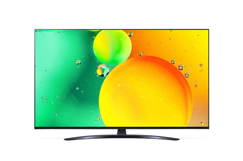 LG NanoCell TV 4K, série NANO76, Processador α5 Gen5 AI, webOS 22, 65NANO766QA