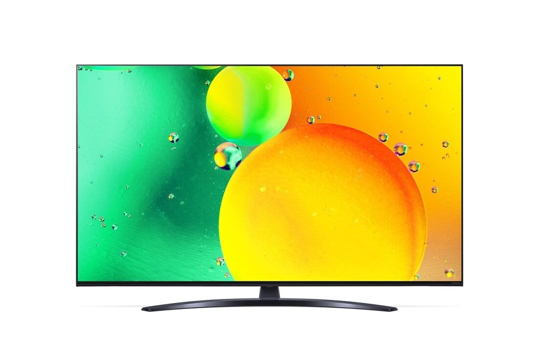 LG NanoCell TV 4K, série NANO76, Processador α5 Gen5 AI, webOS 22
