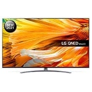 Vista frontal da TV LG QNED