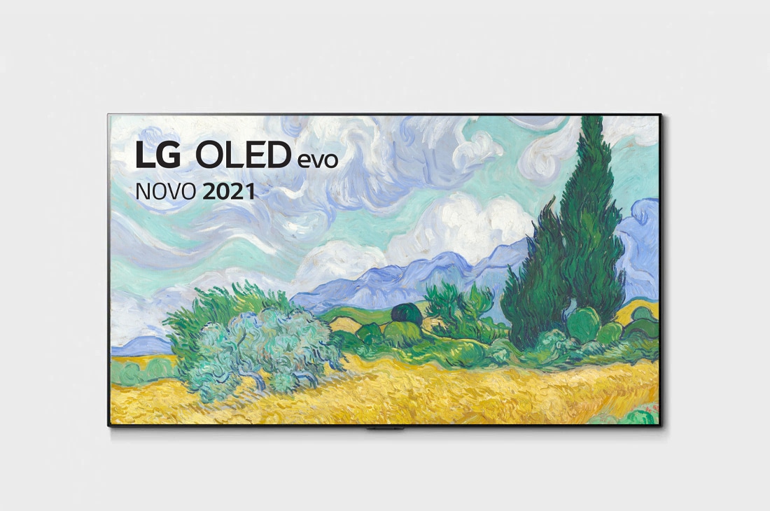 LG OLED evo TV 4K, série G1, Gallery Edition, Processador α9 Gen4 AI, webOS 6.0, OLED55G16LA