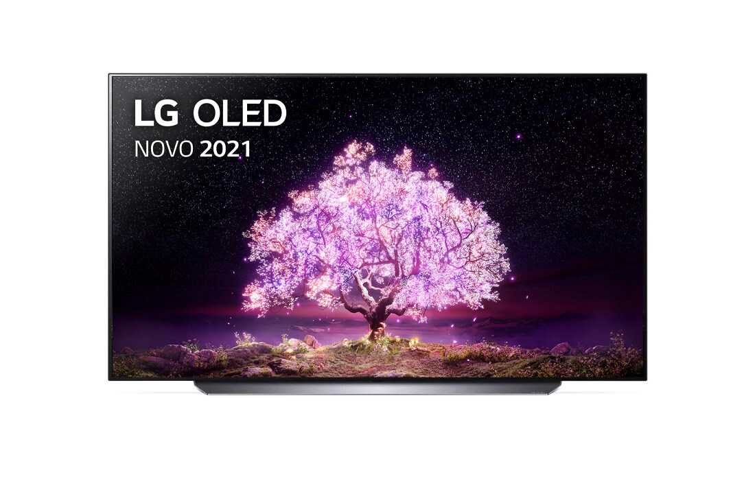 LG OLED TV 4K, série C1, Processador α9 Gen4 AI, webOS 6.0, OLED77C14LB