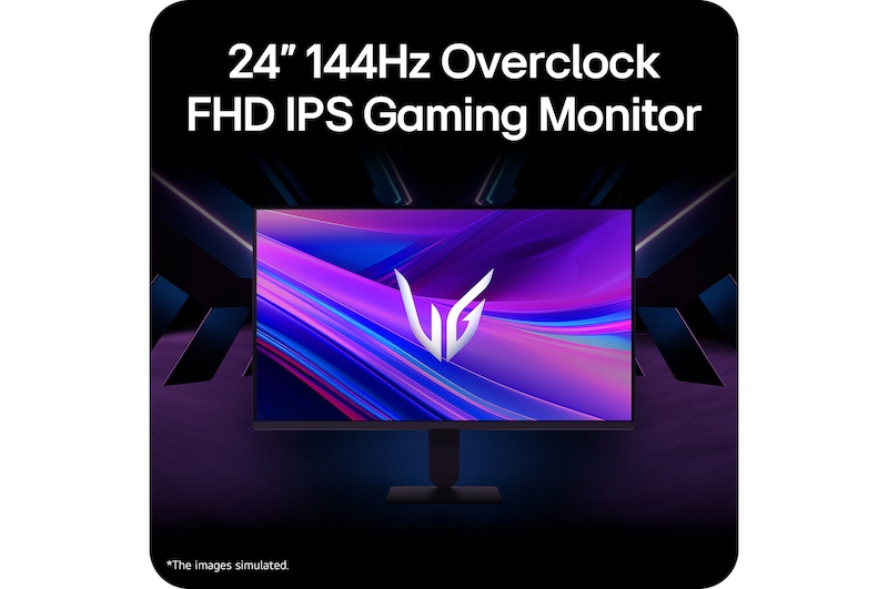 vista em perspetiva traseira com luzes acesas