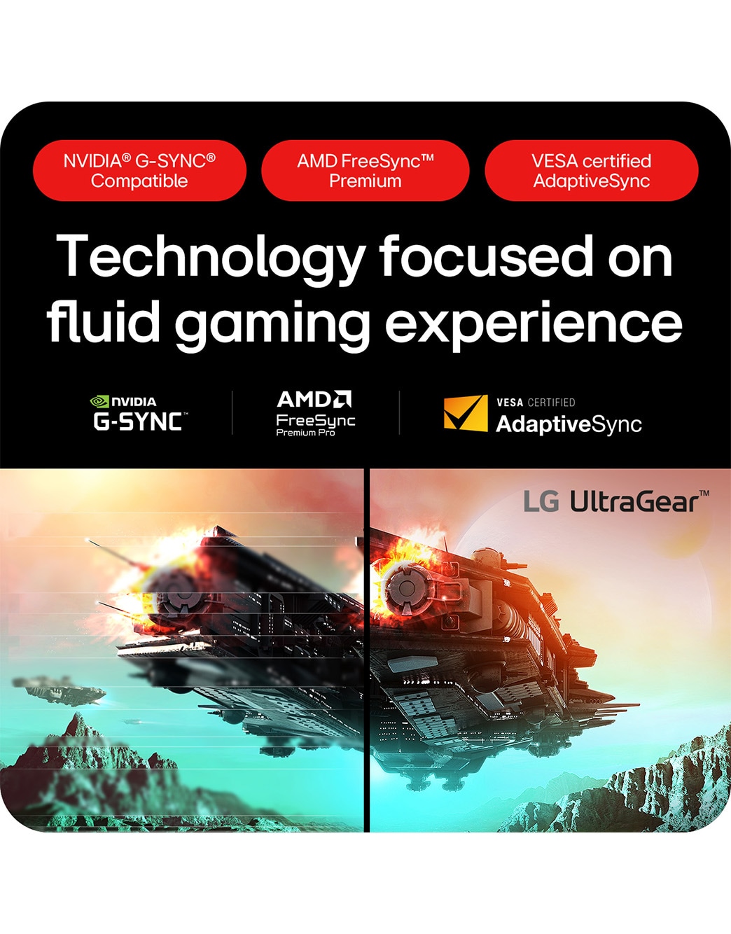 LG UltraGear™ GX7 de 27 polegadas Monitor para gaming OLED QHD de 240Hz ...