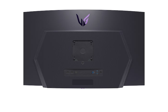 Zoomed-in rear view with lights off Vista  traseira com zoom e luzes desligadas