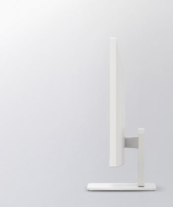 LG Smart Monitor em vista lateral	