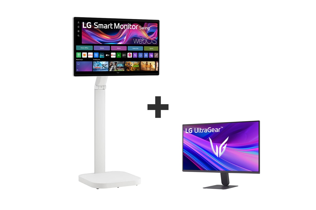 Vista lateral de +30 graus com a altura do monitor ajustada para baixo