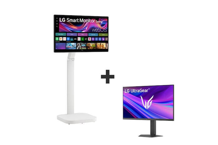 Vista lateral de +30 graus com a altura do monitor ajustada para baixo