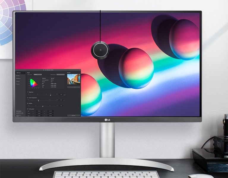 Otimize o desempenho de cores com a calibração de hardware através do LG Calibration Studio.