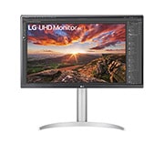 Vista frontal de Monitor UHD 4K IPS de 27” com VESA DisplayHDR™ 400 27UP850K-W