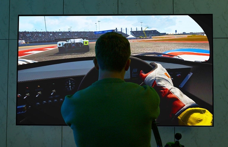 Ilustração do jogo de corrida de carros simracing para o site