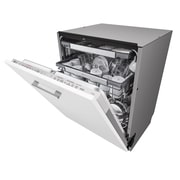 QuadWash™_O braço de lavagem QuadWash está visível, e a função QuadWash aparece como um ícone.