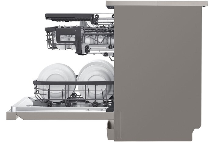 LG Máquina de lavar loiça LG DF355FP, QuadWash™, 3 cestos reguláveis, eficiência energética C, DF355FP