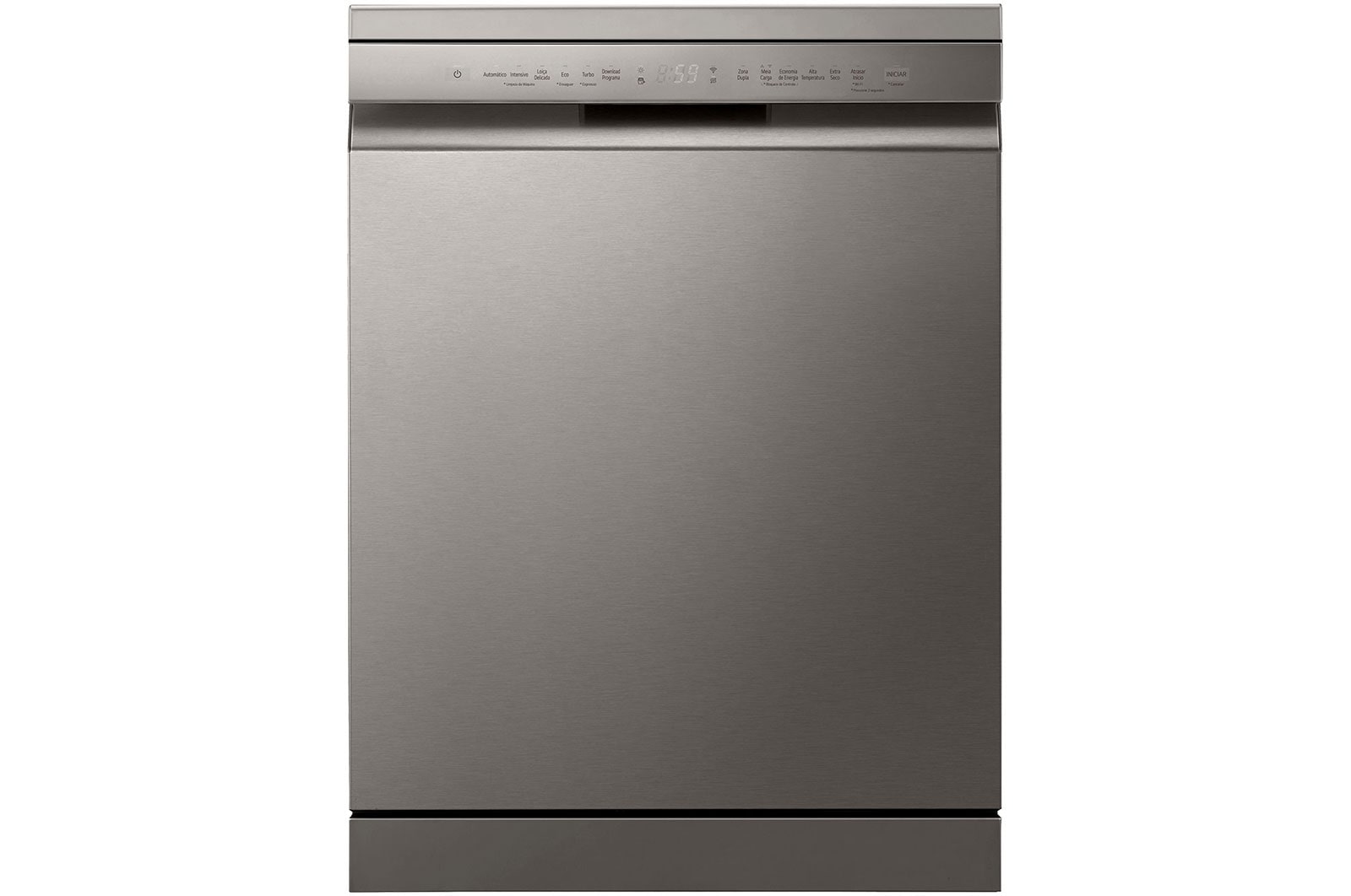 Vista frontal de Máquina de lavar loiça LG DF355FP, QuadWash™, 3 cestos reguláveis, eficiência energética C DF355FP