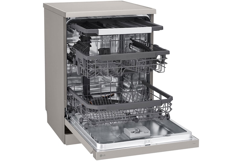 LG Máquina de lavar loiça LG DF355FP, QuadWash™, 3 cestos reguláveis, eficiência energética C, DF355FP