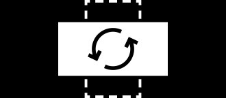 Monitor com rotação ajustável.