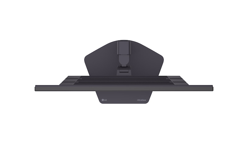 vista frontal do monitor com o suporte abaixado