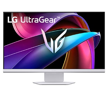 vista frontal do monitor com o suporte em baixo