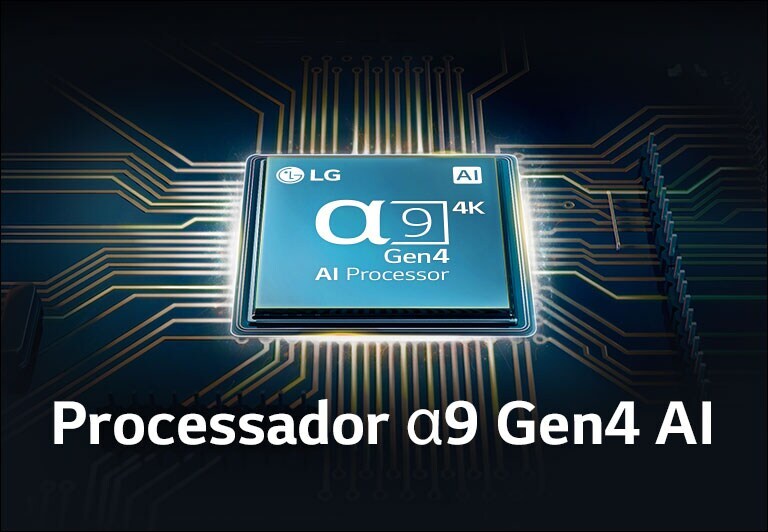 Um Processador a9 Gen4 AI está no âmago do circuito elétrico.