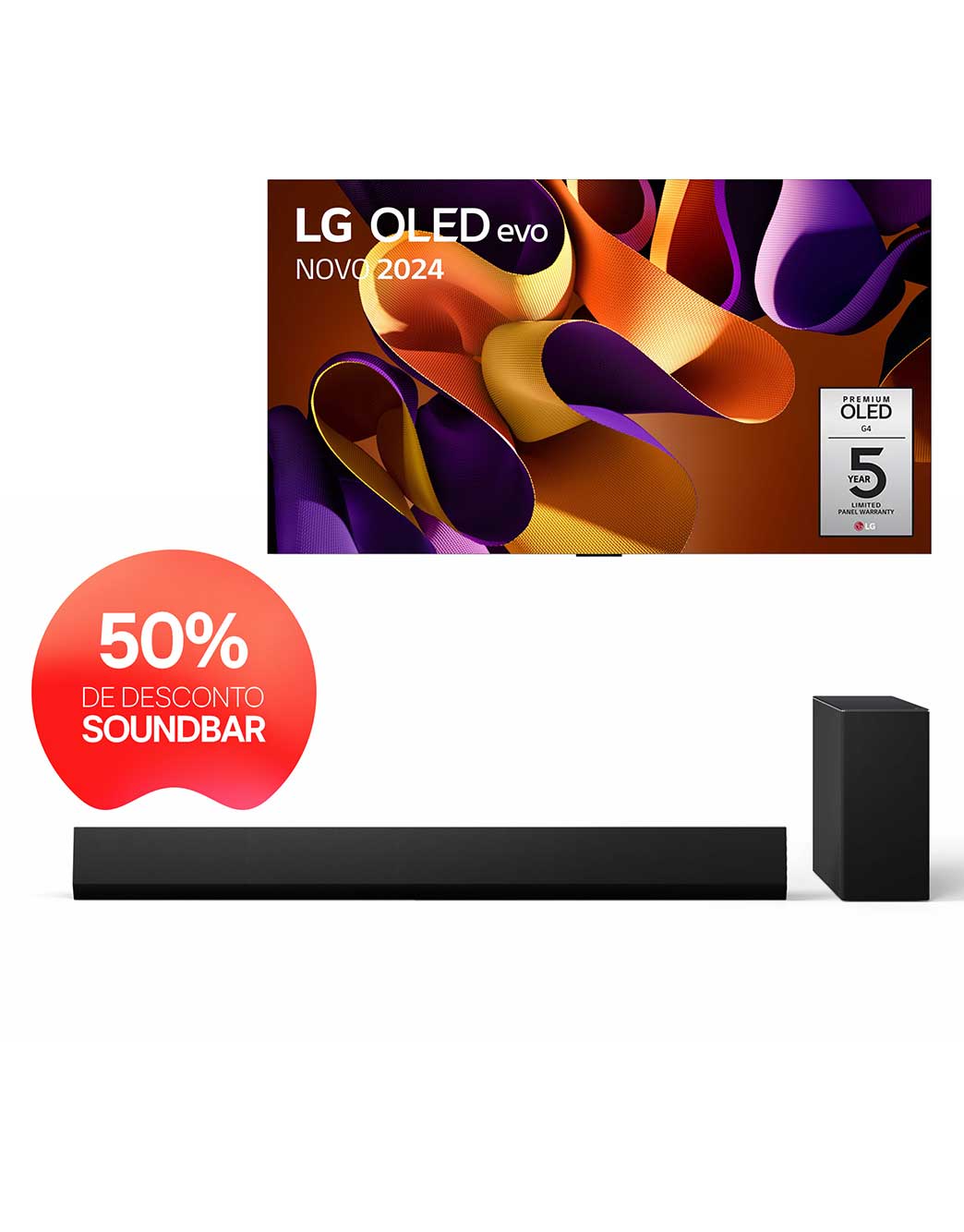 LG OLED evo AI G4 4K Smart TV 2024 de 97 polegadas - OLED97G45LW.ESD ...