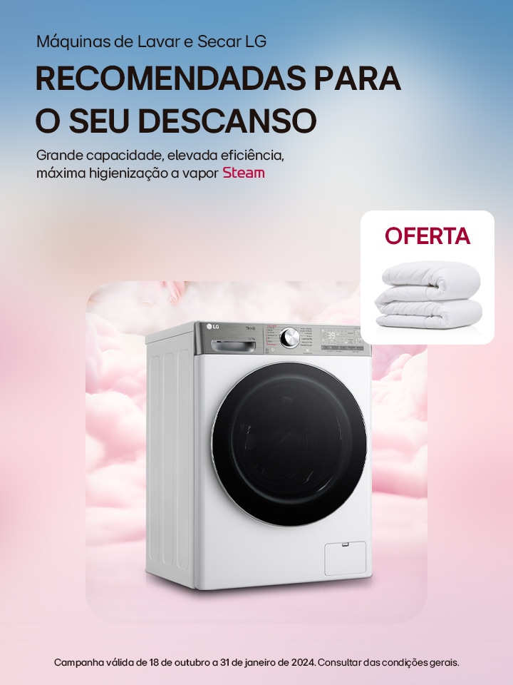 Máquinas de Lavar e Secar LG